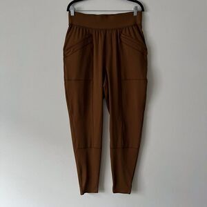 Free People Movement Women's High Fives Joggers Size L Toasted Almond Brown